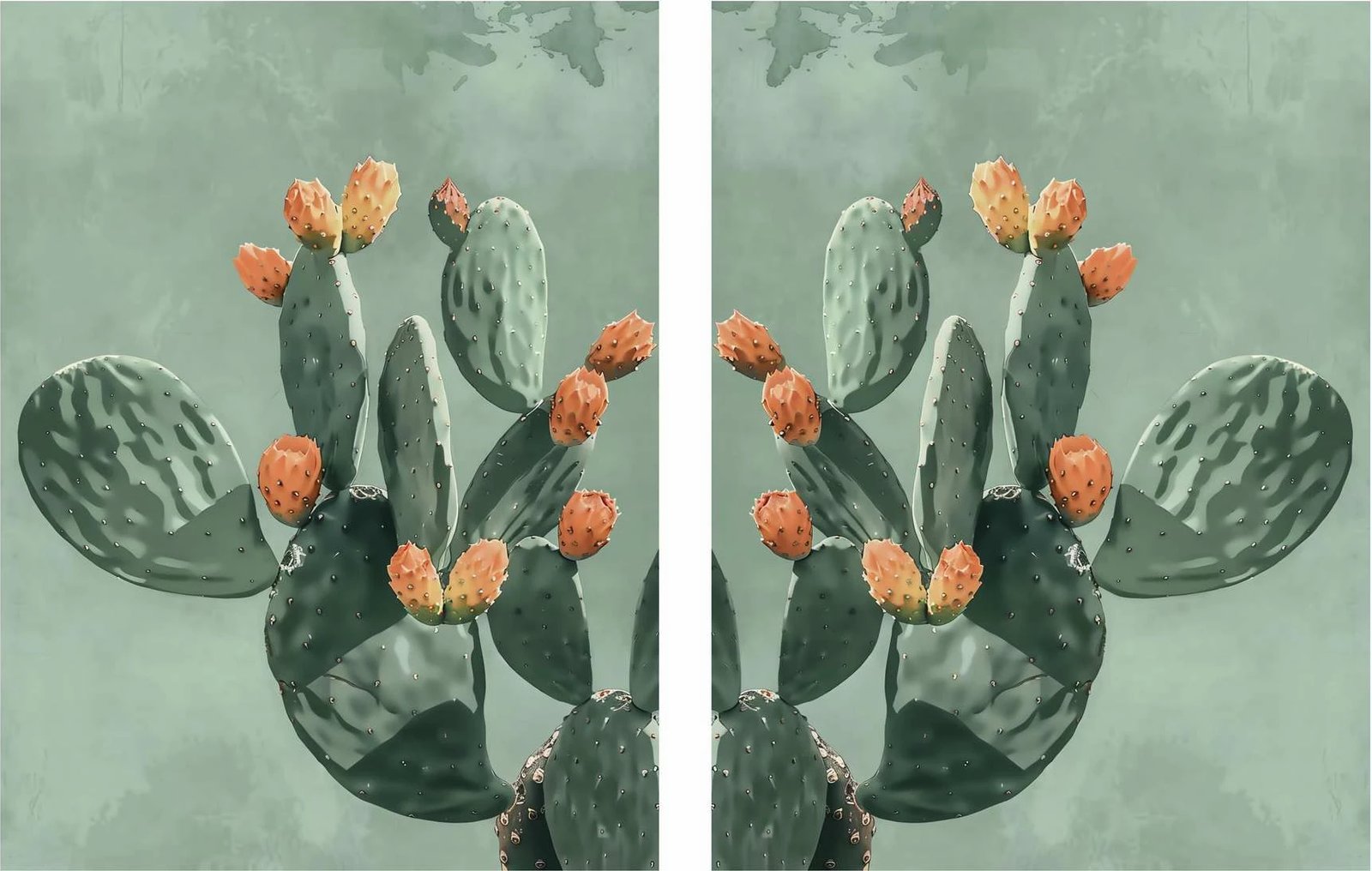 Pikturë dekorative me kornizë MDF (2 copë), Wallity, Mp2-00120, 30x40cm