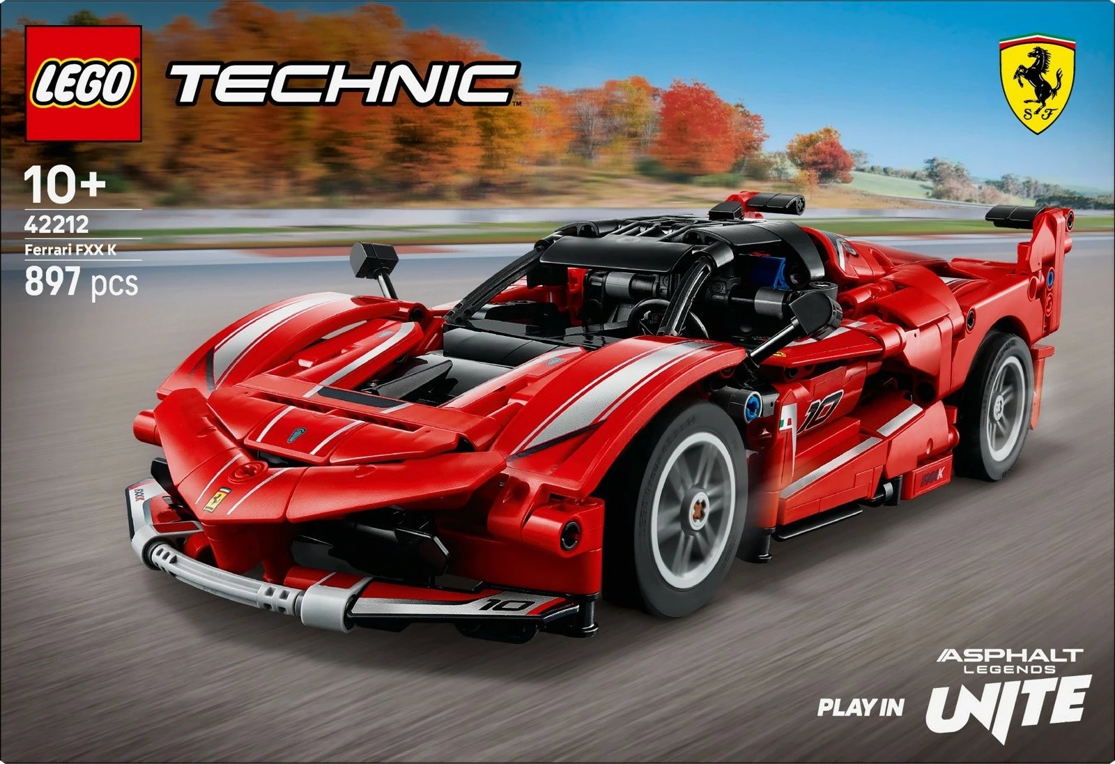 Set ndërtimi LEGO Technic Ferrari FXX K 42212, 897 pjesë, e kuqe