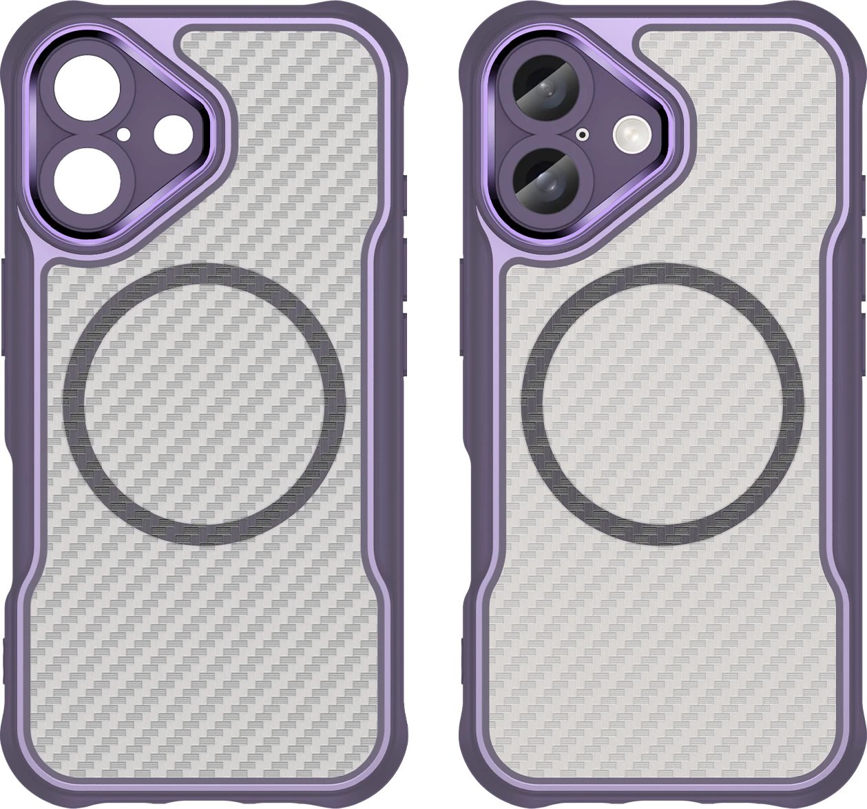 Mbështjellës Hurtel Leading Series MagSafe për iPhone 16 Plus, TPU, Vjollcë