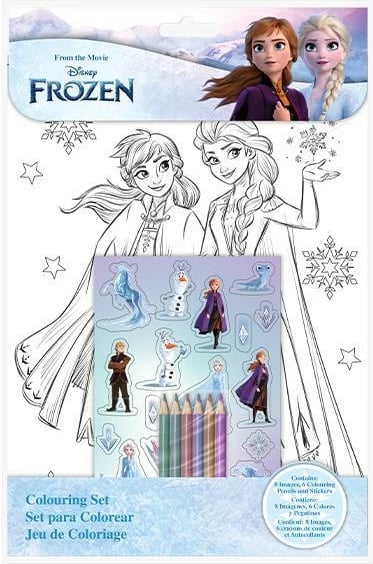 Set për pikturim Frozen EUROSWAN 31x21x2cm