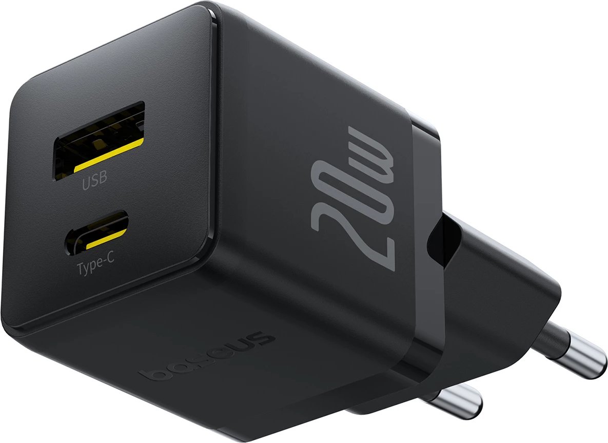 Karikues muri Baseus Palm 20W, USB-C & USB-A, i zi