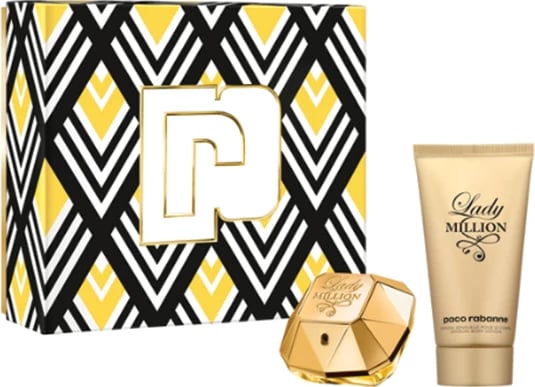 Eau de Parfum për femra Paco Rabanne Lady Million set 50ml + Body Balm 75ml Eau de Parfum për femra Paco Rabanne Lady Million set 50ml + Body Balm 75ml
