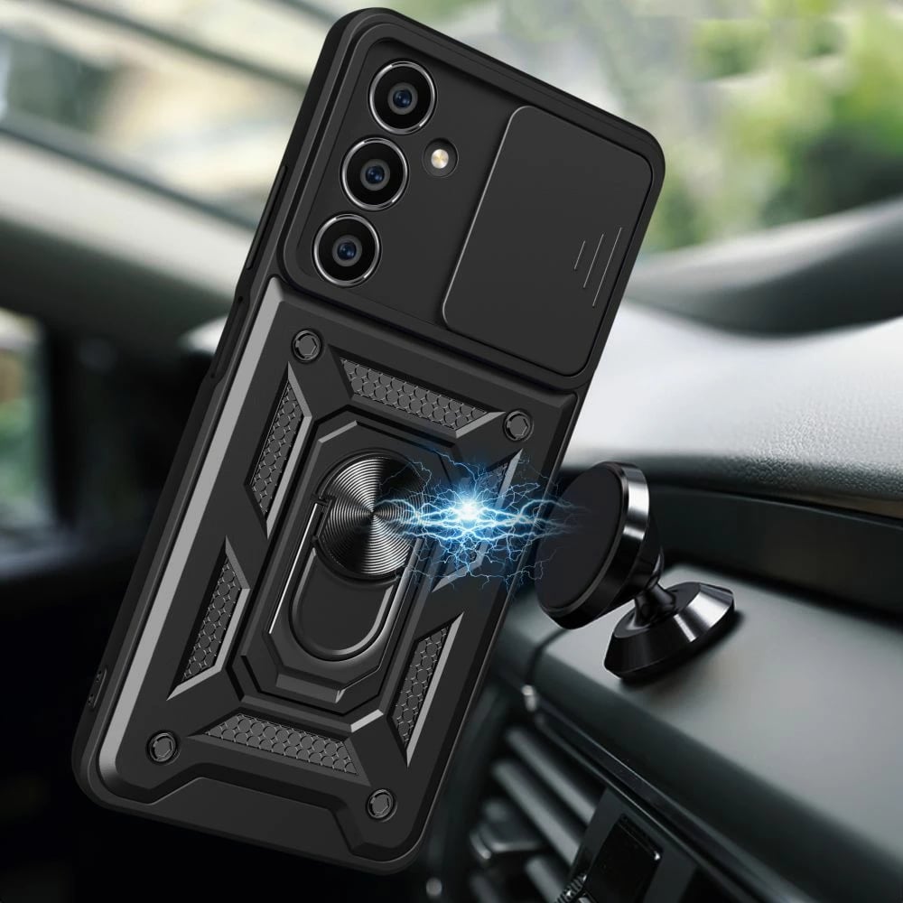 Mbështjellës Tech-Protect CamShield Pro për Samsung Galaxy S23 FE, i zi
