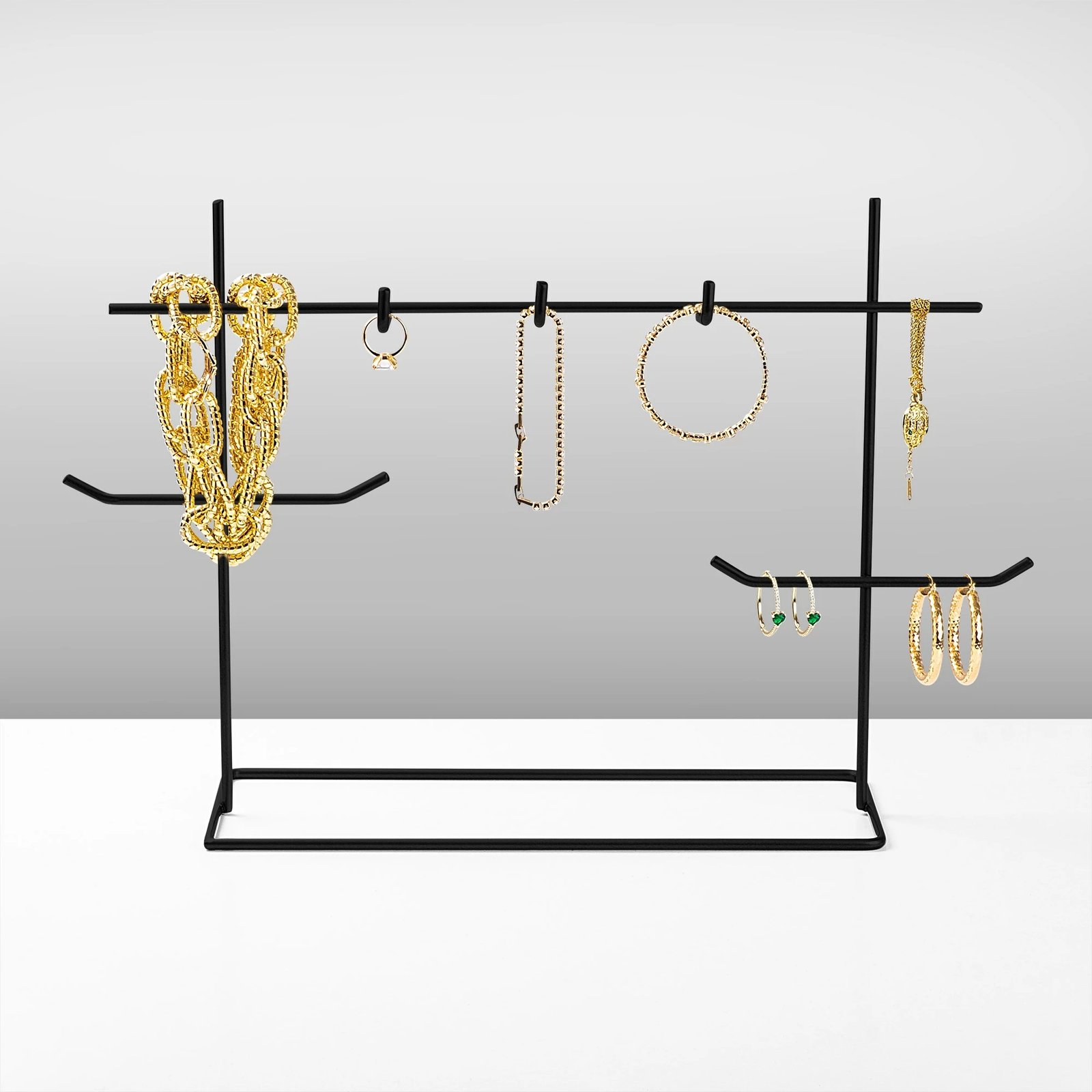 Organizues stendë për stoli, ngjyrë e zezë, Evila Originals, TK-007-B