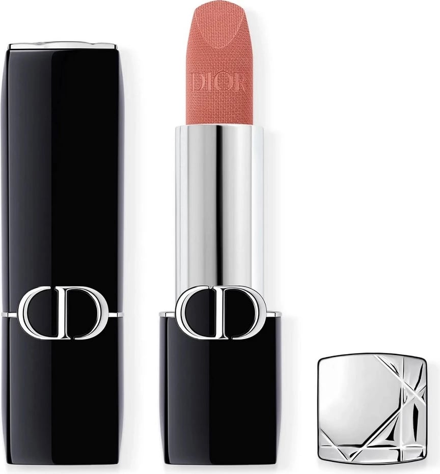 Buzëkuq Dior Rouge Dior Velvet Long-lasting 100 Nude Look për femra 3.5g