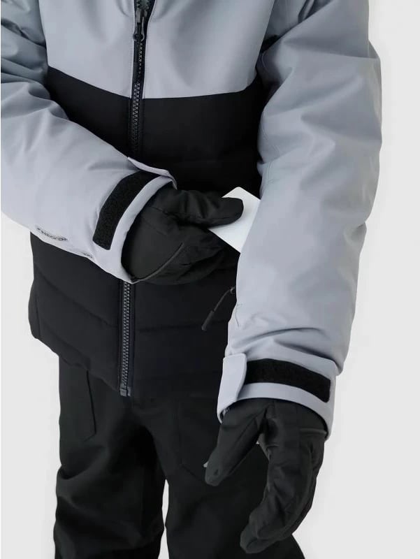 Jakne skijimi për fëmijë 4F, të zeza