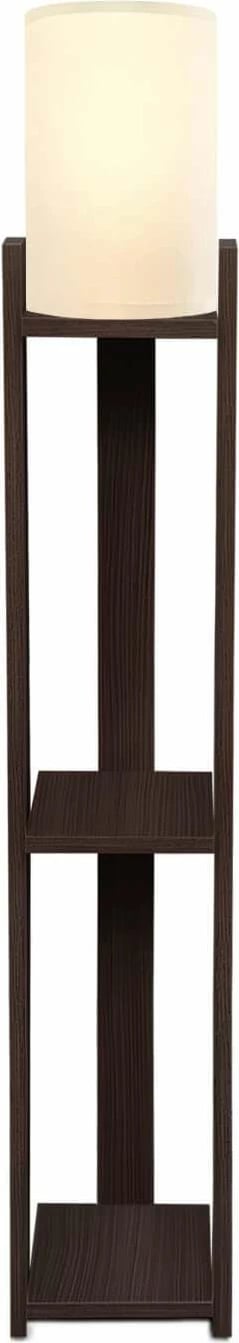 Llambë dyshemeje prej druri, ngjyrë krem, Opviq, 241648