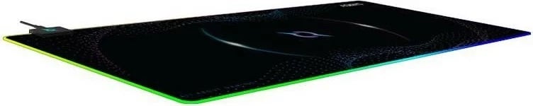 Mauspad Aqirys AQIRYS ECLIPSE RGB XL 900x400, e zezë