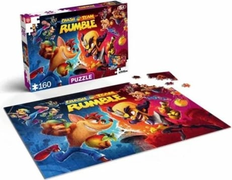 Puzzle Crash Team Rumble për fëmijë, multikolor