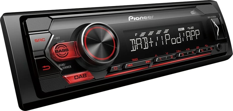 Radio makine Pioneer MVH-S220DAB, DAB, USB, e zezë