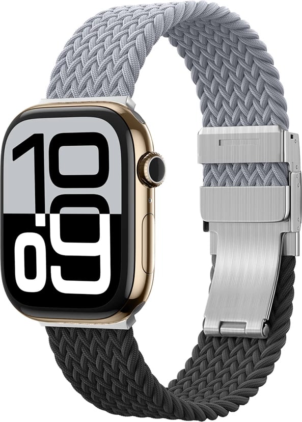 Set rripash AmazingThing Blend Band për Apple Watch 45/46/49mm, gri-e zezë/gri, 2 copë