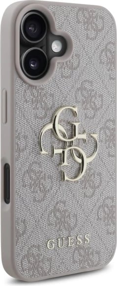 Mbështjellës Guess 4G Big Logo për iPhone 16 Plus, Rozë
