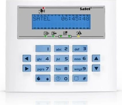 Tastierë kontrolli SATEL INT-KLCDS-BL, e bardhë Tastierë kontrolli SATEL INT-KLCDS-BL, e bardhë