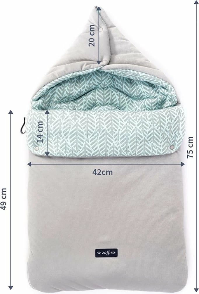 Mbështjellës multifunksional bebe, WOMAR Zaffiro 5n1 Organic, rozë