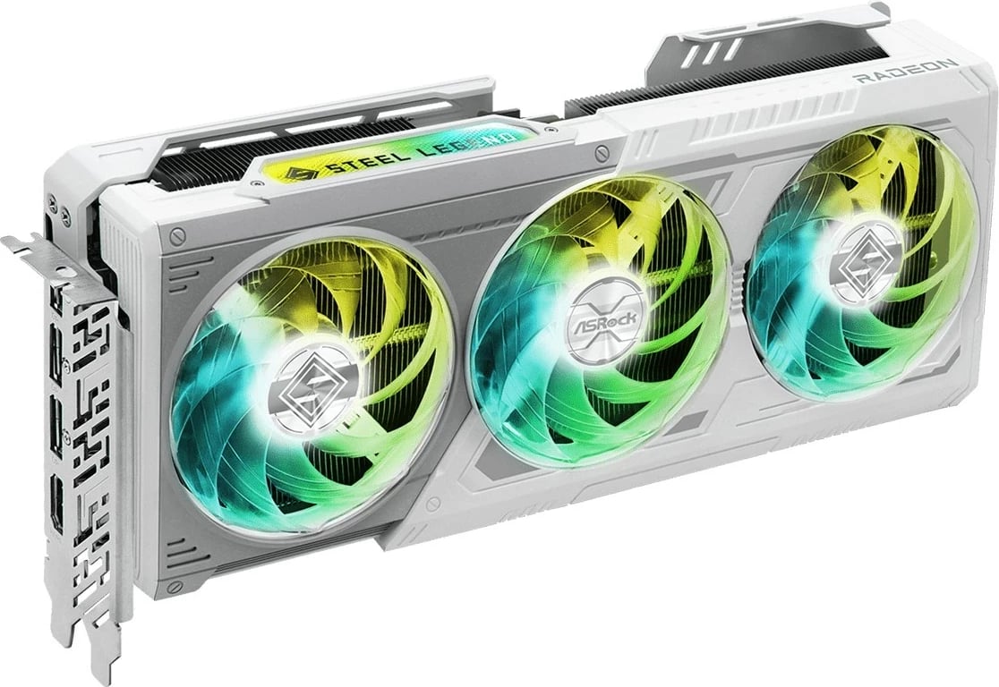 Kartelë grafike ASRock Steel Legend Radeon RX 9070 XT, 16 GB, Gri