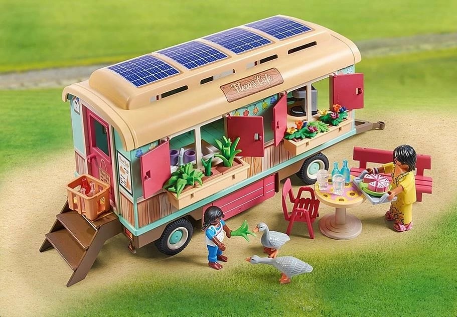 Set figurina Playmobil Country Cozy Wagon Café 71441, 145 pjesë