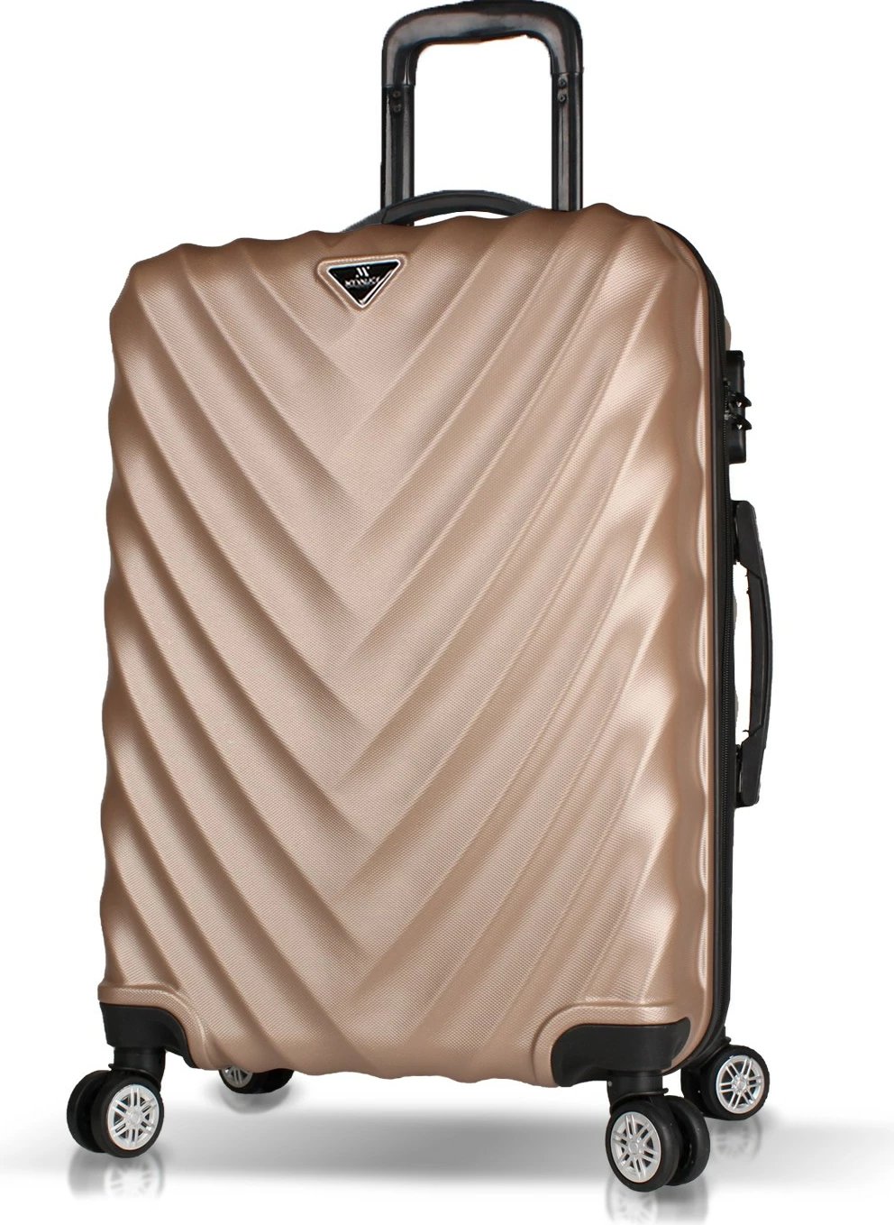 Valixhe udhëtimi ngjyrë ari, Zoozie Bags, 67x43x28cm