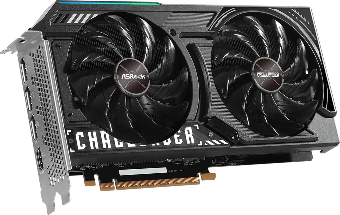 Kartelë grafike ASRock B580 Challenger 12G OC, Intel Arc B580, 12 GB GDDR6, Dy ventilatorë, E zezë