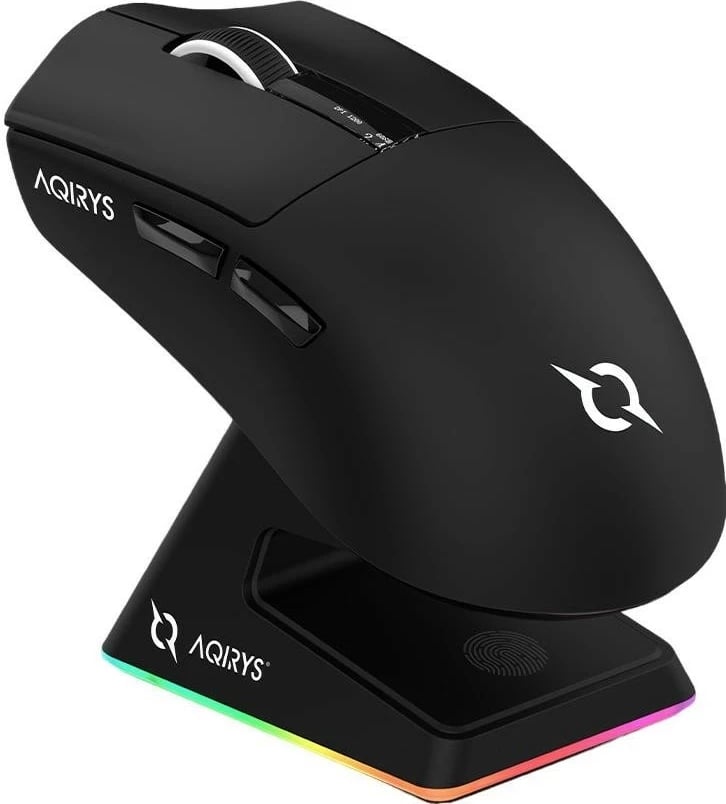 Maus Aqirys ZEPHYR, RGB, Wireless+Wired, i zi