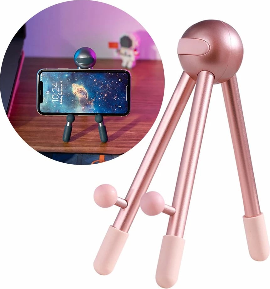 Mbështjellës Stoyobe HF-One për tablet e telefon, rozë