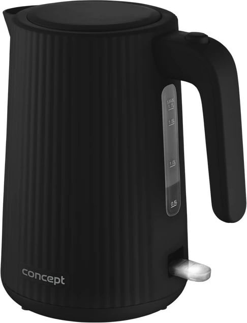 Çajnik elektrik, Concept RK2391, 1.7L, 2200W, plastikë, i zi