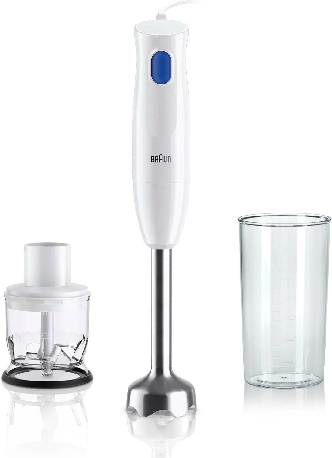 Blender dorë Braun MultiQuick 1 MQ10.201M WH, 450W, i bardhë