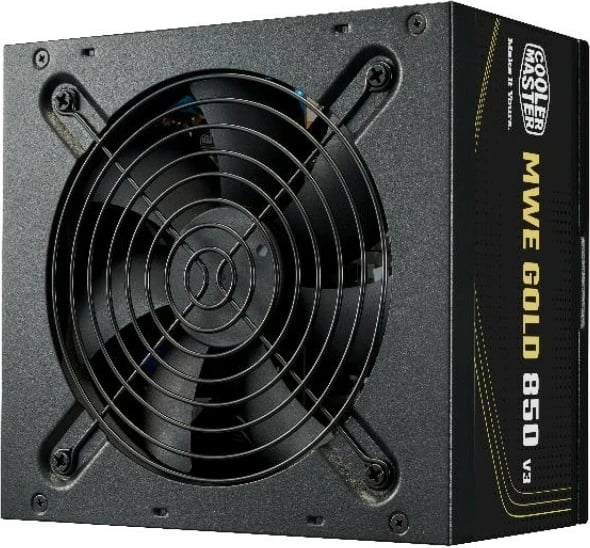 Kasë Cooler Master MWE Gold 850 V3, 850 W, ATX 3.1, 80 PLUS Gold, E zezë