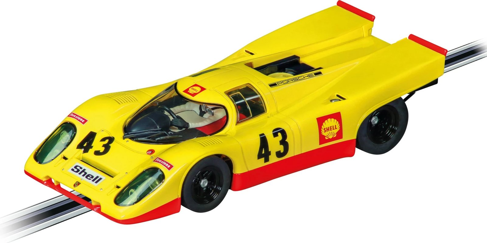 Makine lodër Carrera Porsche 917KH No.43 Digital 124, me drita, multikolor