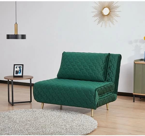 Karrige shtrat Nextdeco Barcelona e qëndisur, Jeshile