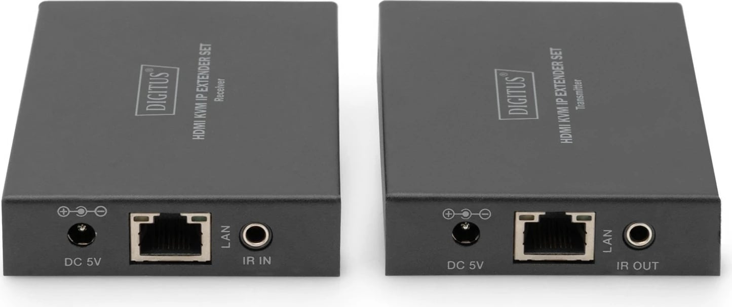 Set HDMI KVM IP Extender Digitus, DS-55507, Metal