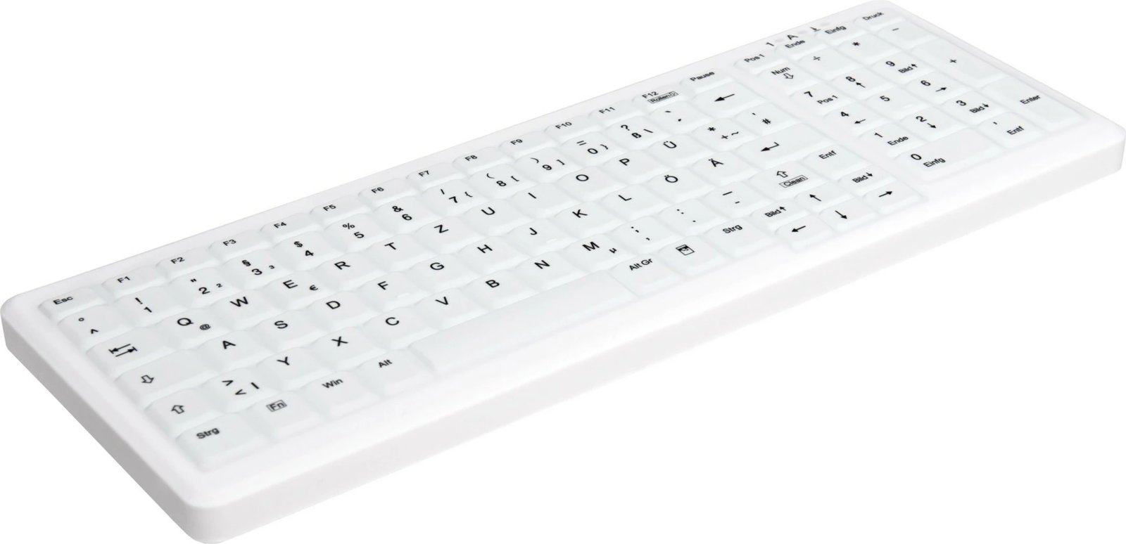 Tastierë Cherry AK-C7000, USB, Scissor key switch, QWERTZ, Bardhë