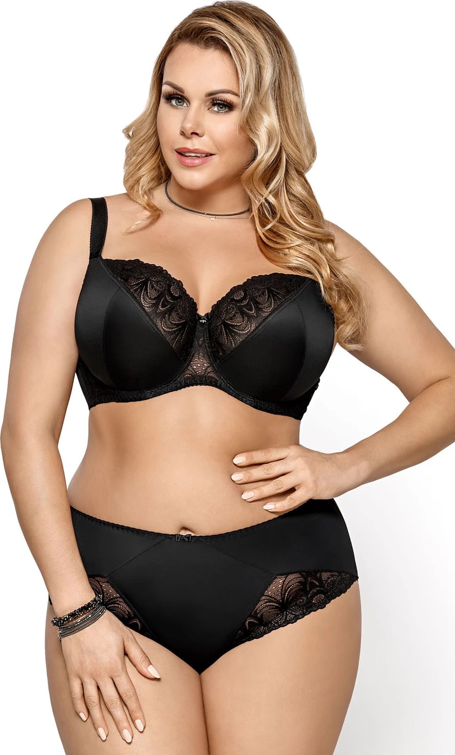 Sutjenë për femra Gorsenia Lingerie 119165, e zezë