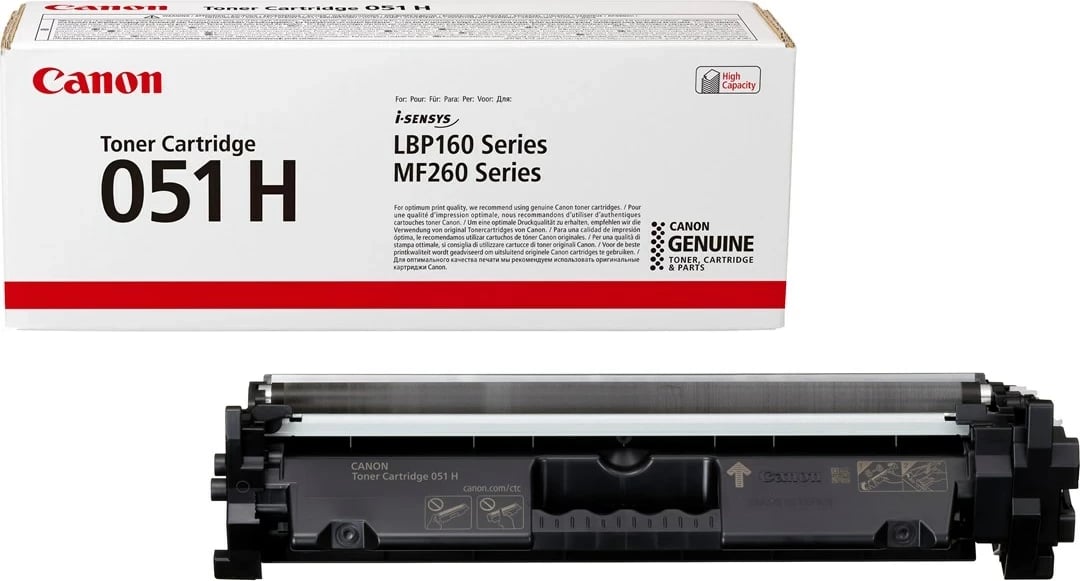 Toner Canon 051 H, kapacitet i lartë, i zi