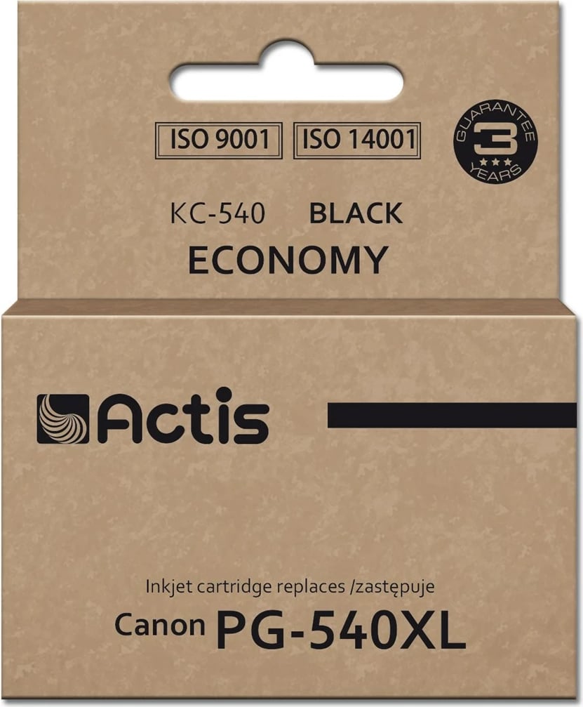 Toner ACTIS KC-540 për Canon PG-540XL, Supreme, 22 ml, i zi