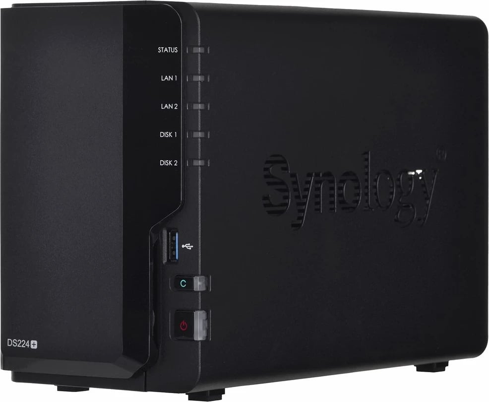 Server për Ruajtje Synology DiskStation DS224+, Desktop Ethernet LAN Server për Ruajtje Synology DiskStation DS224+, Desktop Ethernet LAN
