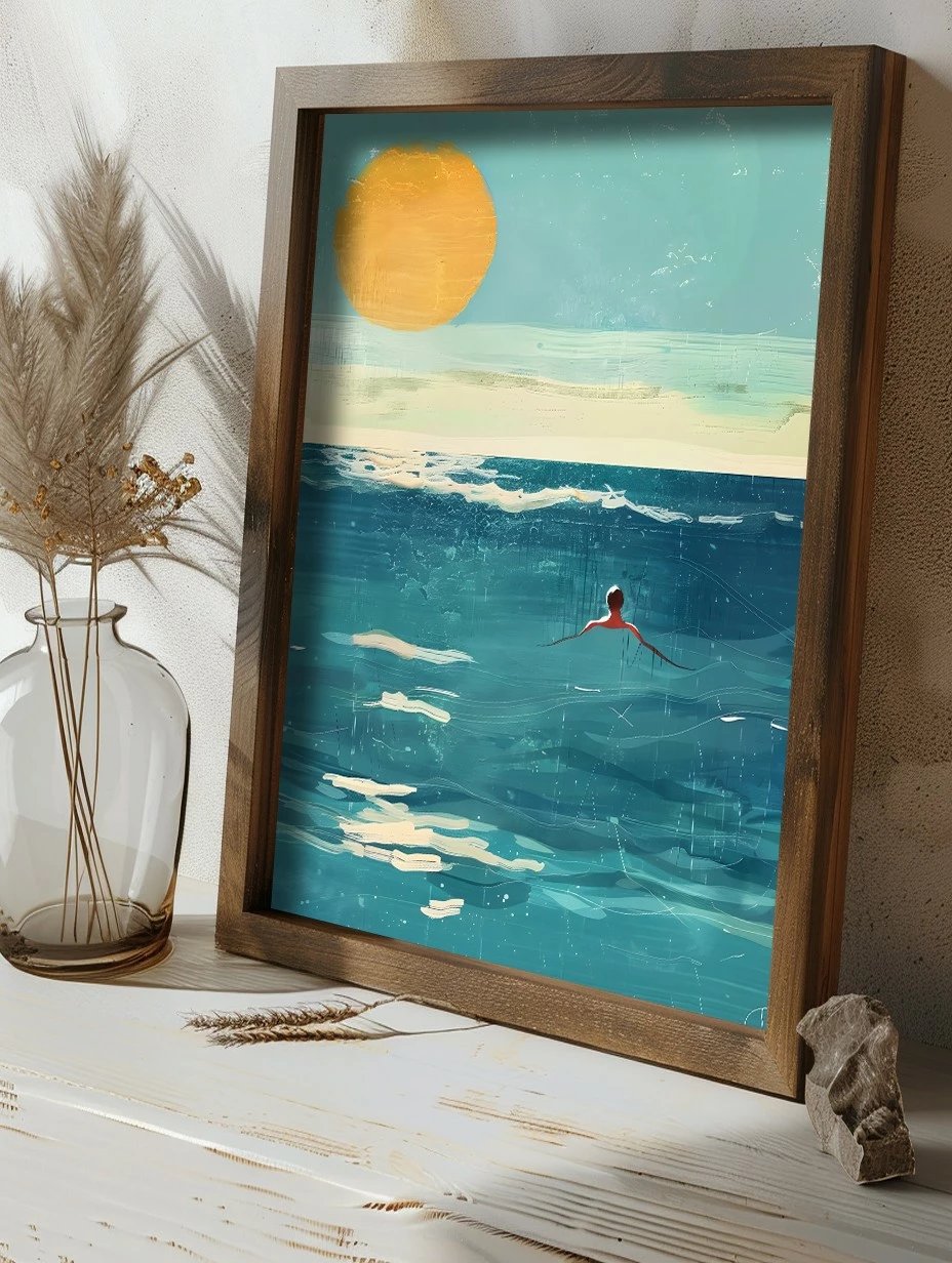 Pikturë dekorative me kornizë MDF, Wallity, GE110-L