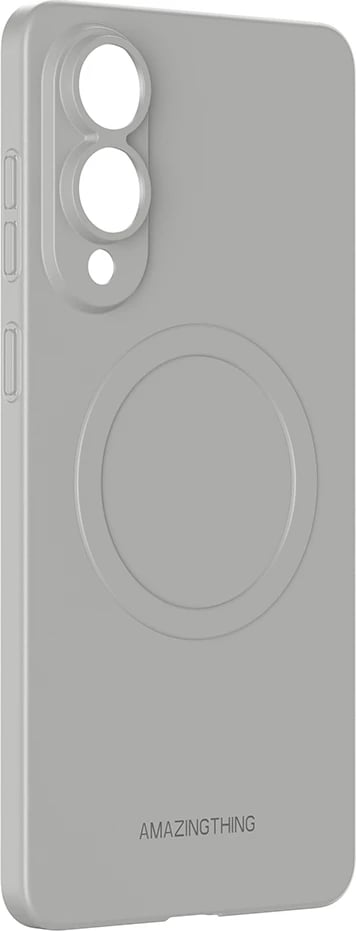 Mbështjellës AmazingThing Minimal Air me unazë magnetike për Samsung Galaxy S25 Edge, Gri