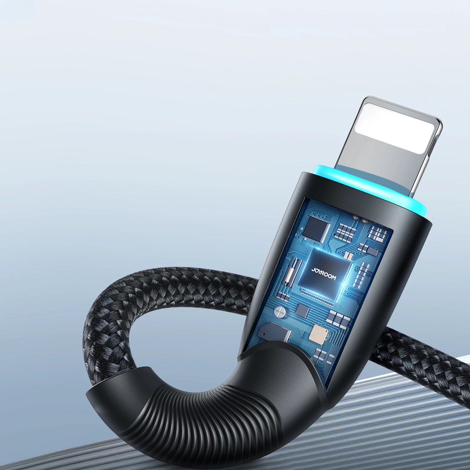 Kabllo Joyroom Starry Series SA32-CL3, USB-C në Lightning, 1m, 30W, e zezë