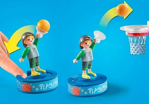 Set lodrash Playmobil City Life 71328 me figura dhe sallë sportive, 72 pjesë