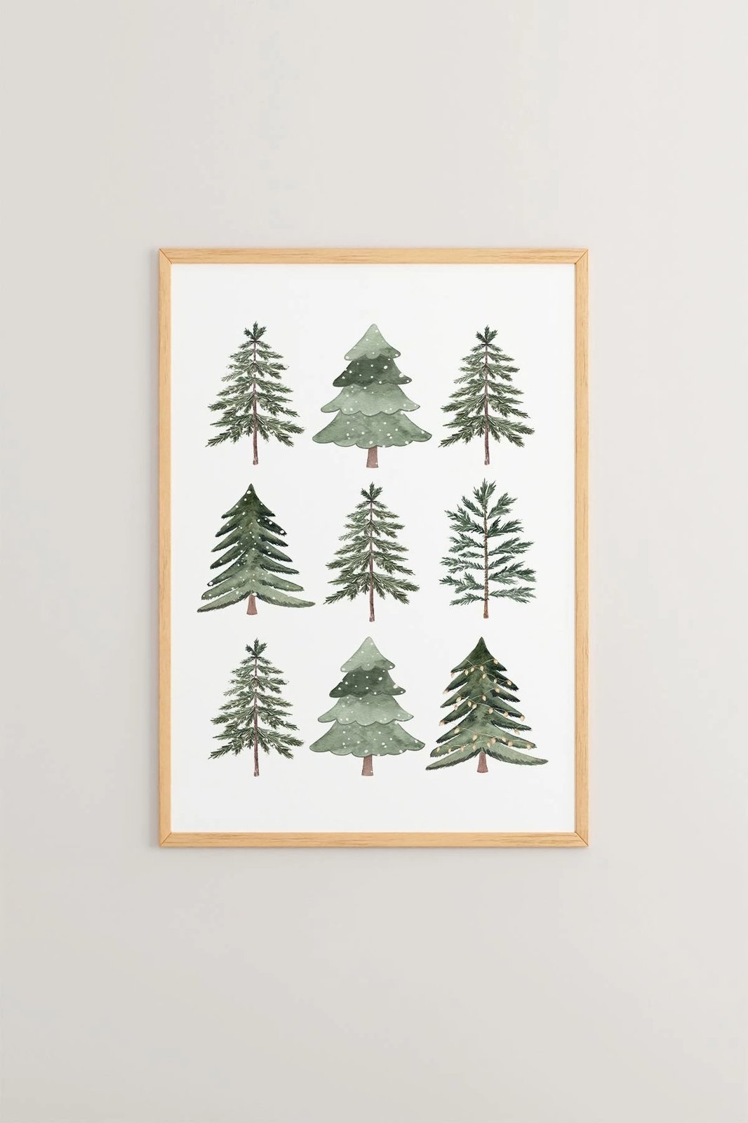 Pikturë dekorative me kornizë, Wallity, Nwyearsngmdl47, shumëngjyrëshe, 33x48cm