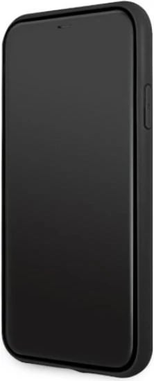 Mbështjellës BMW BMHCN61RSWPK për iPhone 11/XR, hardcase, lëkurë, i zi