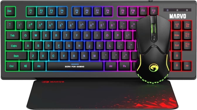 Set - Tastierë, Maus + Mauspad MARVO CM310 EN