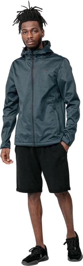 Jakne softshell për meshkuj 4F, e kaltërt
