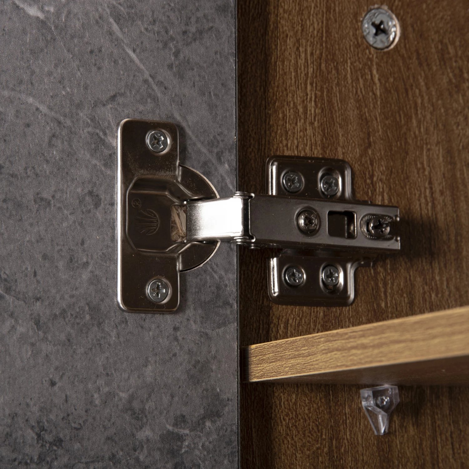 Dollap këpucësh ALVARO FH8954.12 melaminë me teksturë guri 50x38x135Hcm