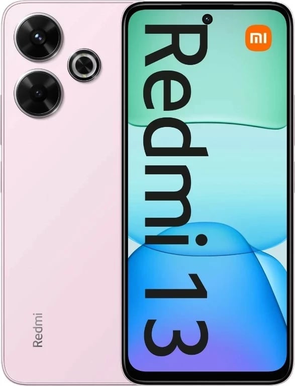 Celular Xiaomi Redmi 13, 6.79", 6+128GB, DS, rozë