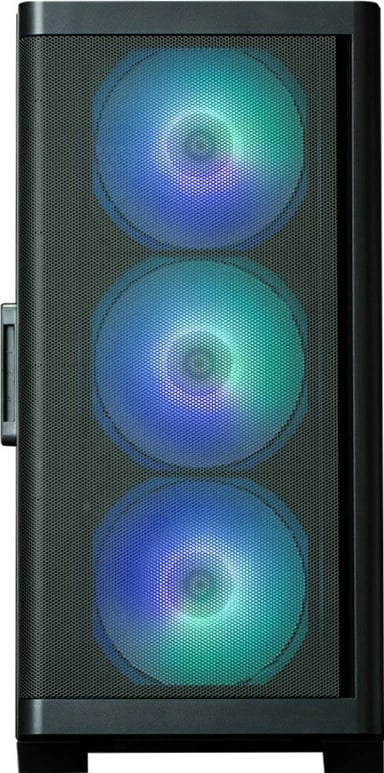 Kasë Zalman M4 Black Mini Tower, 4 ARGB fans, xham i temperuar, e zezë