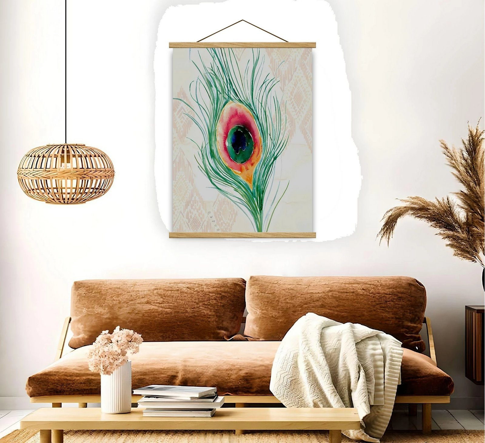 Pikturë dekorative me kornizë, shumëngjyrëshe, Wallity MRG28, 50x70cm