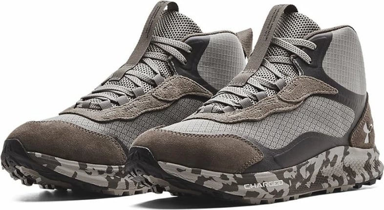 Këpucë për meshkuj Under Armour, ngjyrë kafe me gri
