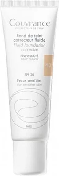 Fondatinë AVÈNE Couvrance Fluid Foundation Corrector 4.0 Miel unisex 30ml