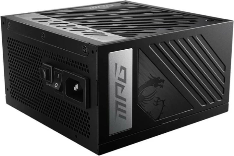 Kasë MSI MPG A850G PCIE5, 850W, 80 PLUS Gold, Modular, e zezë